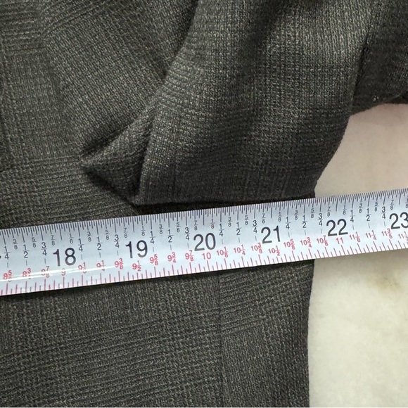 Hardy Amies Blazer Mens 42R Herringbone Wool Gray Two Button Sport Coat Classic - Picture 4 of 12